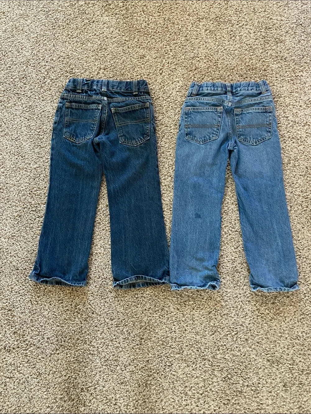 Boys Denim Jeans in Dark and Light Blue